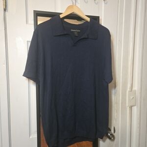 Christian Lacroix Men's Dark Blue Polo Shirt